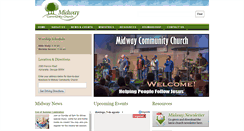 Desktop Screenshot of midwaycommunitychurch.org